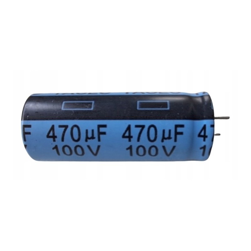 Kondensator Yageo Low Esr 105°C 16x40 470uF 100V.