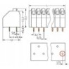 Złączka do PCB WAGO 250-203/000-012 3 pin raster 3,5mm.