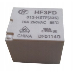 Przekaźnik SPST 12V 10A Hongfa HF3FD-012-HSTF.
