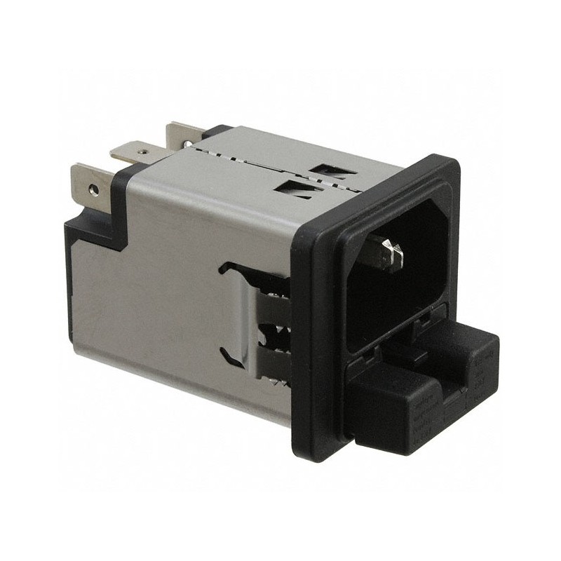 Złącze zasilające AC Schurter 5220.0243.1 z filtrem.