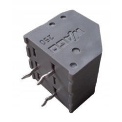 Złączka do PCB WAGO 250-001 2 tory z separatorem raster 3,5mm.
