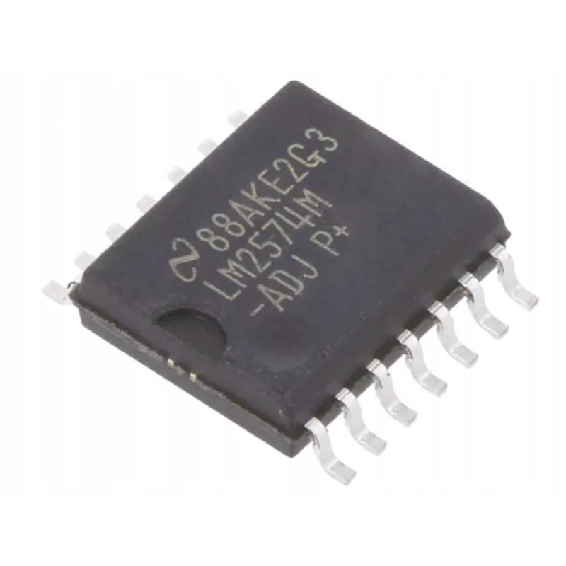 Stabilizator regulowany 0,5A LM2574M-ADJ, SOIC-14.