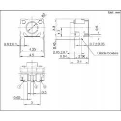 Przycisk Tact-switch Alps Alpine SMD SKRTLAE010.