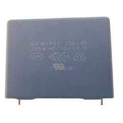 Kondensator polipropylenowy 3.3uF X2 20% 305V AC.