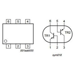 BCM857BS-podwójny parowany tranzystor BC857