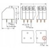 Złączka do PCB WAGO 250-204 4pin raster 3,5mm