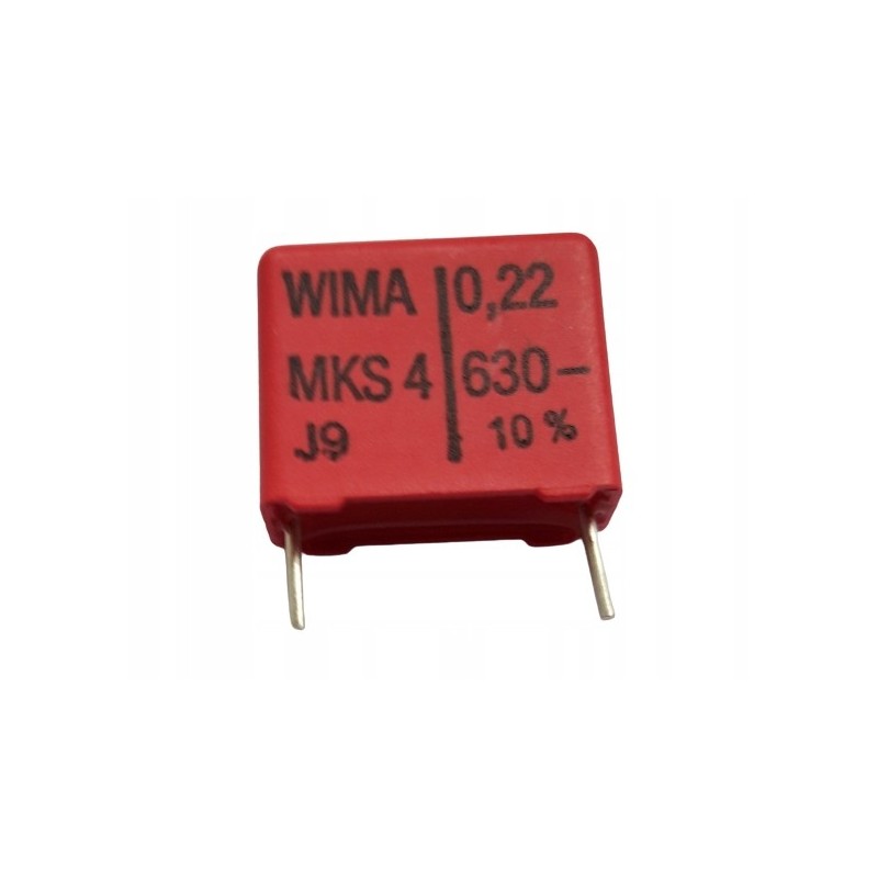 Kondensator WIMA MKS4 0,22 uF 630V DC 400V AC