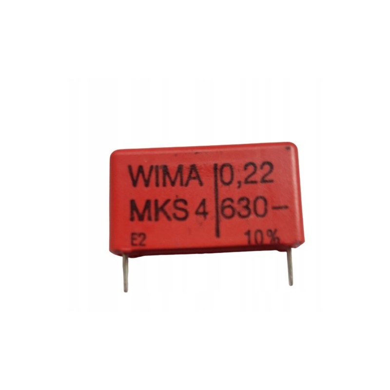 Kondensator WIMA MKS4 0,22 uF 630V DC 400V AC