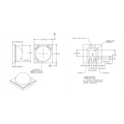 Dioda LED Royal Blue Lumileds LXH1-FWRB