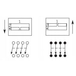 Przełącznik DIP SWITCH 1 poz. 4 bieguny 78H01T.