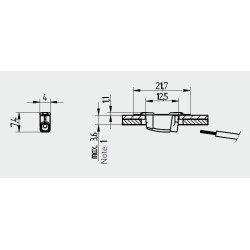 Złączka do PCB BJB 46.111.1001.50 1 tor