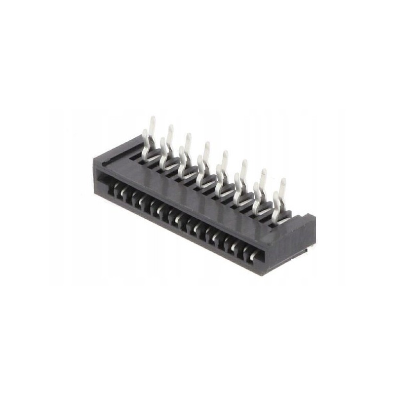 Gniazdo CviLux FFC FPC 16pin smd raster 1,25 mm.