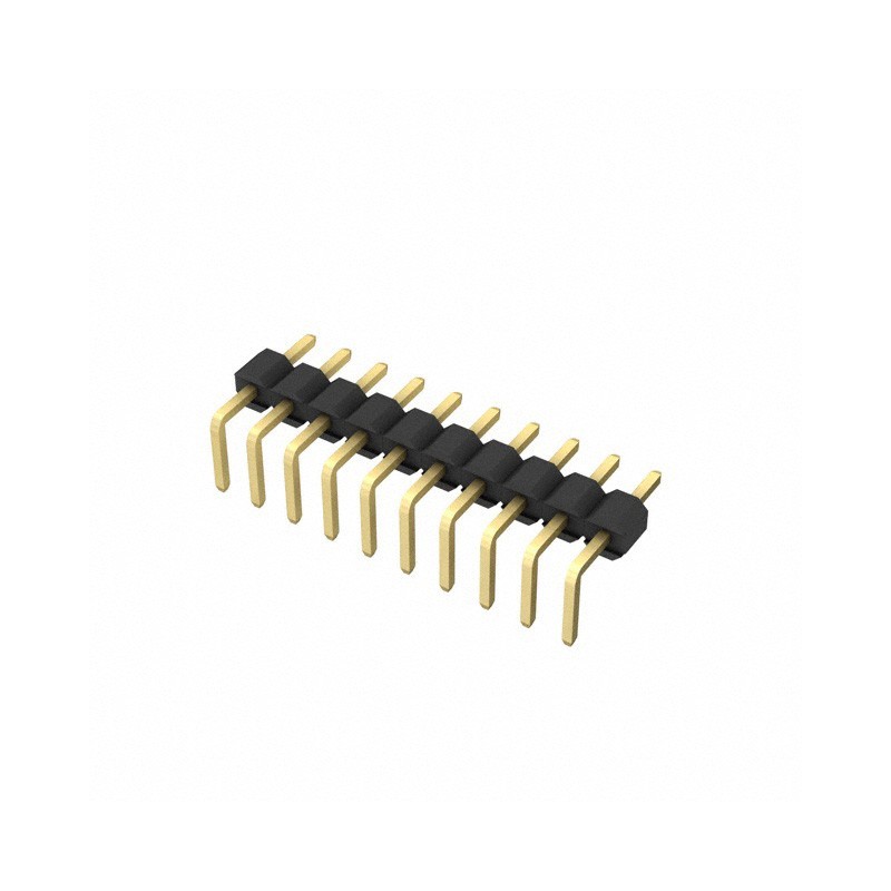 Listwa kołkowa goldpin 10pin raster 2mm,