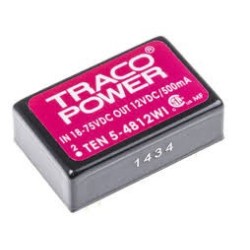 Przetwornica DC/DC TRACOPOWER TEN 5-4812WI 6W.