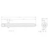 Terminal pin złocony 1 mm H2176-05 Harwin | Sensim.pl