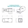 Złącze PCB 1-pin 70-9296-001-003-006 KYOCERA AVX | Sensim.pl