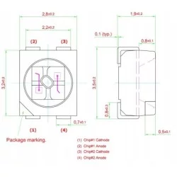 Czerwona Zielona DMRG-CJS-RS+QR-1 | DOMINANT | Sensim.pl