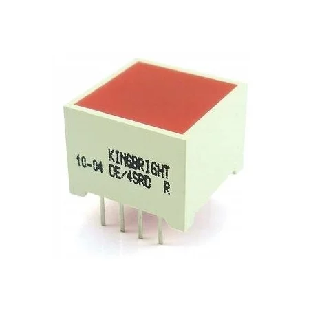 Podświetlacz LED czerwony Kingbright DE4SRD. - Sensim.pl