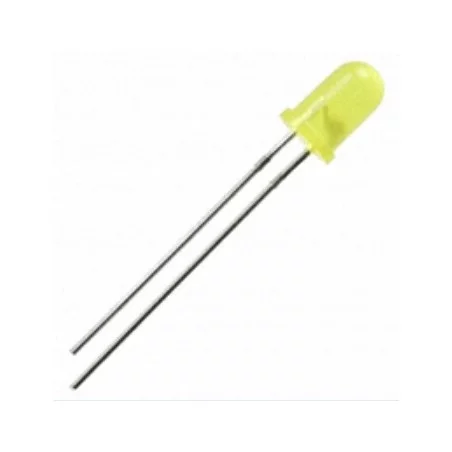 Dioda LED 5mm żółta 5AY3UD09 | Sensim.pl
