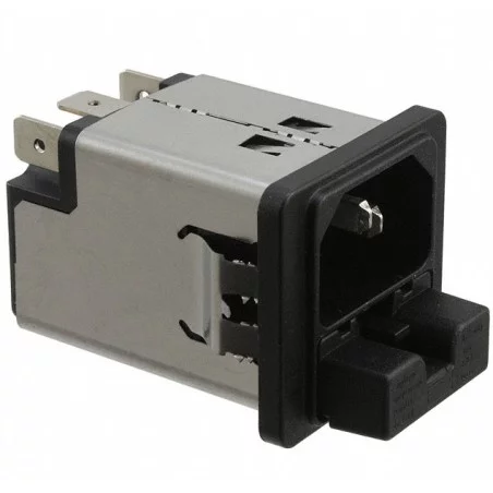 Złącze zasilające AC 2A 250VAC Schurter 5220.0243.1 | Sensim.pl