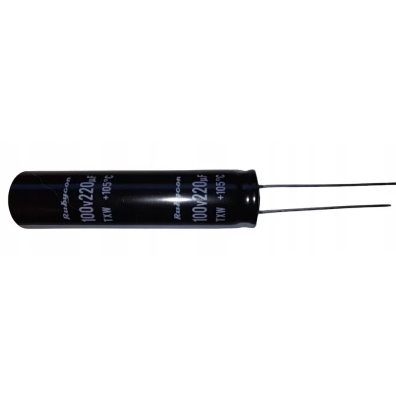 Kondensator 220uF 100V Long Life TXW Rubycon | Sensim.pl