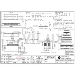 50pin 0,5 mm CF25501D0R0-05 | CviLux | Sensim.pl