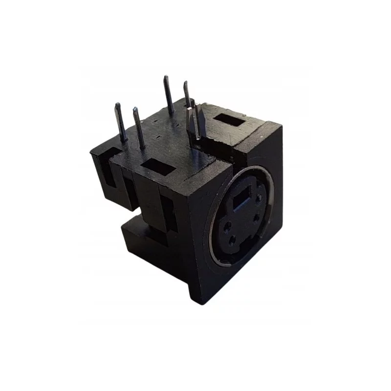 Gniazdo mini DIN 4-pin kątowe CE5304SA1NS-C CviLux | Sensim.pl