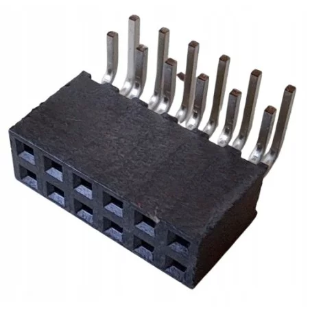 Gniazdo kątowe 2x6 2mm SQT-106-01-L-D-RA Samtec | Sensim.pl