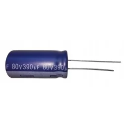 Kondensator 390uF 80V 12.5x25mm AISHI ERS1BM391W25OT | Sensim.pl