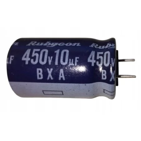 Kondensator 10uF 450V Long Life 12000h RUBYCON BXA | Sensim.pl