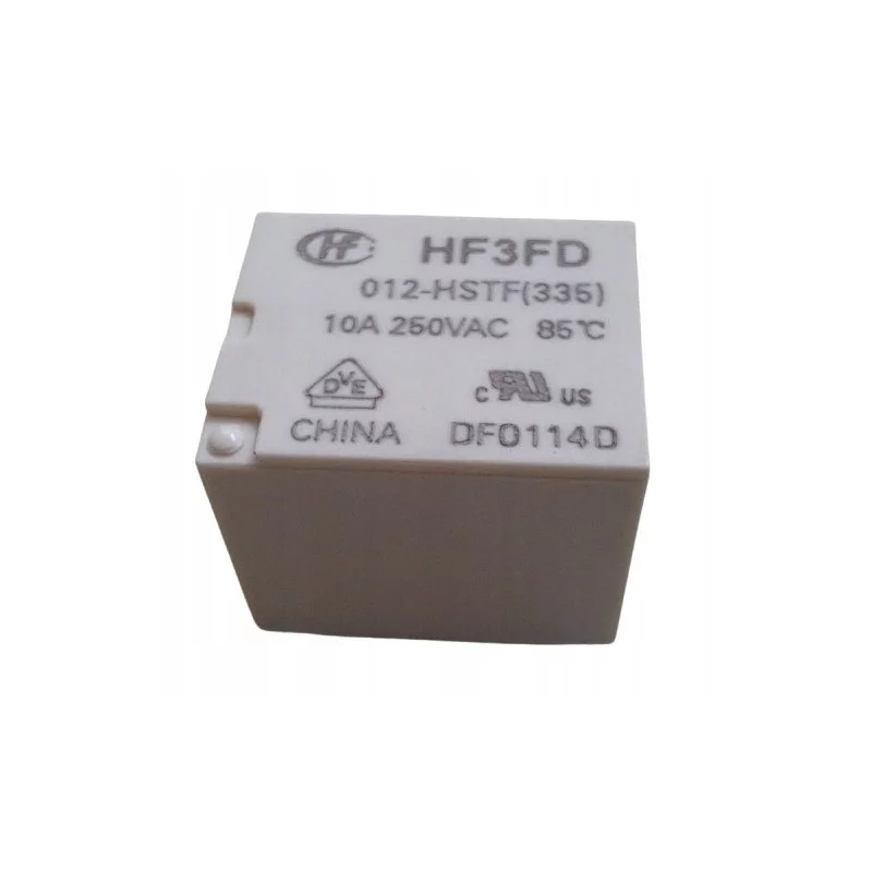 Przekaźnik SPST 12V 10A Hongfa HF3FD-012-HSTF - Sensim.pl