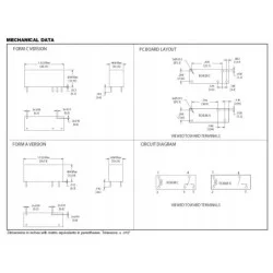 9V SPDT Relay AZ6961-1C-9DE | Zettler | Sensim.pl