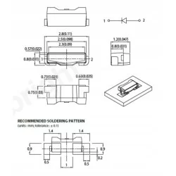 Czerwona 630nm KA-2810ASURSK | Kingbright | Sensim.pl