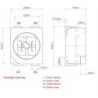 Czerwona Zielona DMRG-CJS-RS+QR-1 | DOMINANT | Sensim.pl