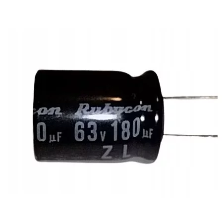 180uF 63V 63ZL180MEFCG41212.5X16 | Rubycon | Sensim.pl