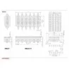 DIP SWITCH 4 sekcje DM-04-V | Generic | Sensim.pl