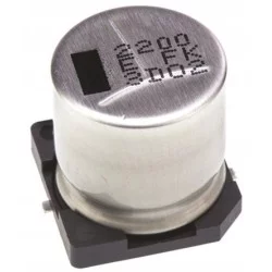 2200uF 25V Low ESR SMD Panasonic FK 105°C.
