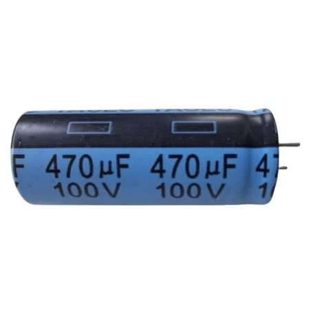 Kondensator 470uF 100V 16x40 Yageo SX100M0470C7SW1640 | Sensim.pl