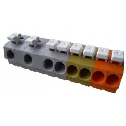 Złączka PCB 8 biegunów 5 mm raster 804-001 WAGO | Sensim.pl