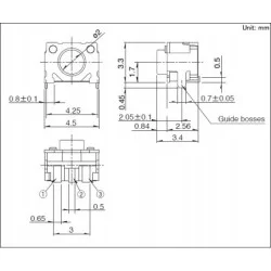 Przycisk Tact-switch SMD SKRTLAE010 SPST-NO | Sensim.pl