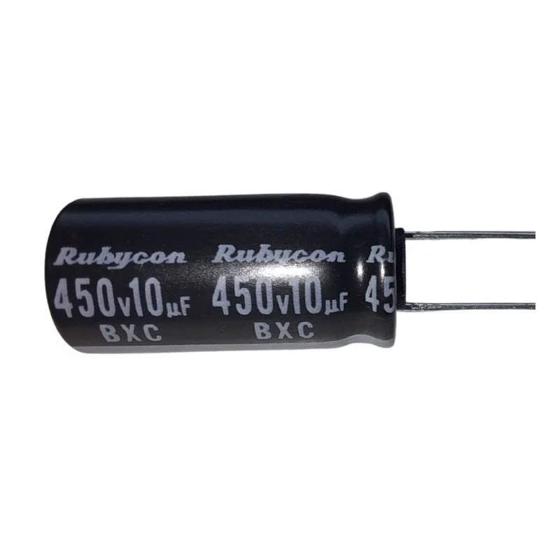 Kondensator 10uF 450V Rubycon BXC – Long Life 10000h | Sensim.pl