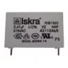 Kondensator Iskra MKP 0,47uF 470nF X2 275VAC R-22,5mm.