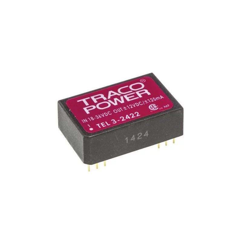 3W 12V/-12V TEL 3-2422 | TRACOPOWER | Sensim.pl