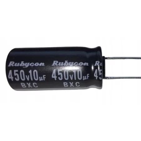Kondensator 10uF 450V Rubycon BXC – Long Life 10000h | Sensim.pl