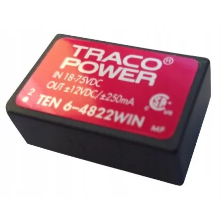 6W Przetwornica DC/DC TEN 6-4822WIN | TRACOPOWER | Sklep