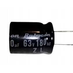 180uF 63V 63ZL180MEFCG41212.5X16 | Rubycon | Sensim.pl