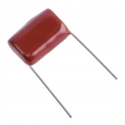 Kondensator poliestrowy 0,1uF 10% 250VDC.