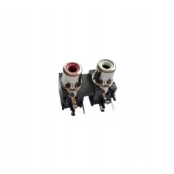 Gniazdo RCA podwójne SCP6691BNS32000G | S.C. Precision | Sensim.pl