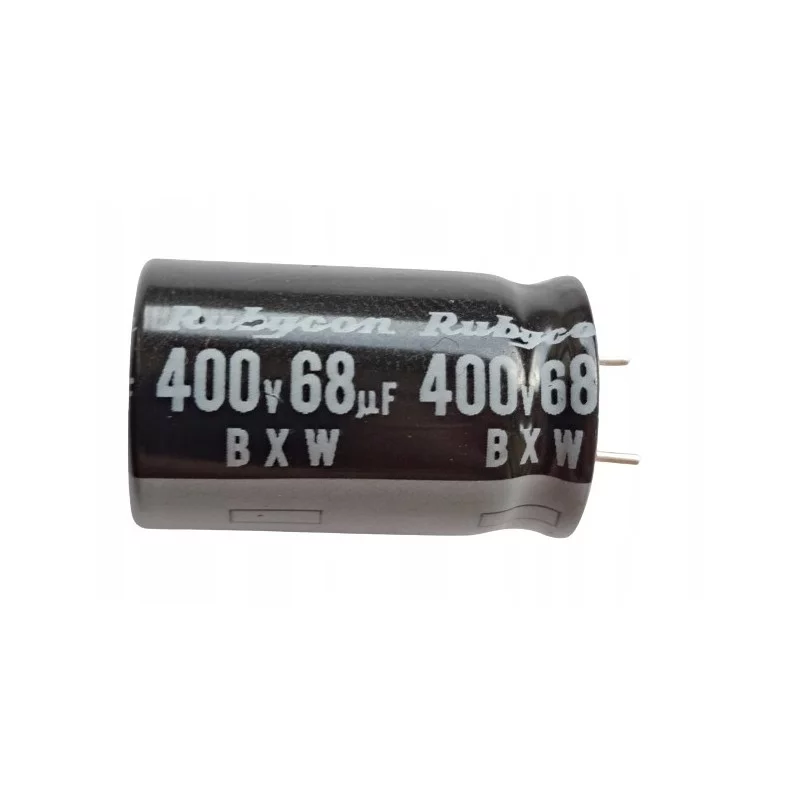 68uF 400V 12000h 105°C 400BXW68MEFC16X25 | RUBYCON | Sensim.pl