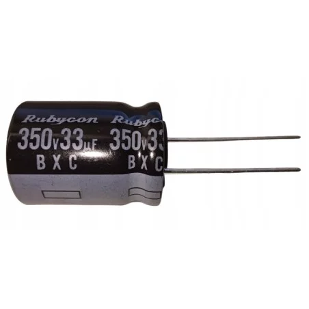 Kondensator 33uF 350V 12000h RUBYCON BXC | Sensim.pl